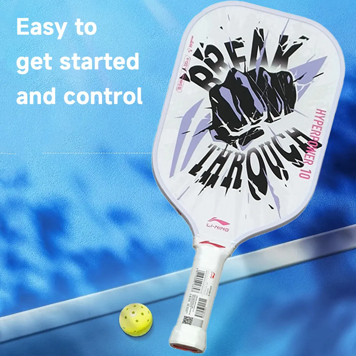 Фото LI-NING Пик, уровень соревнований, весла Pickleball, высокая эстетика и лица из углеродного волокна, весла Pickleball ACPV069 ACPV063 №2