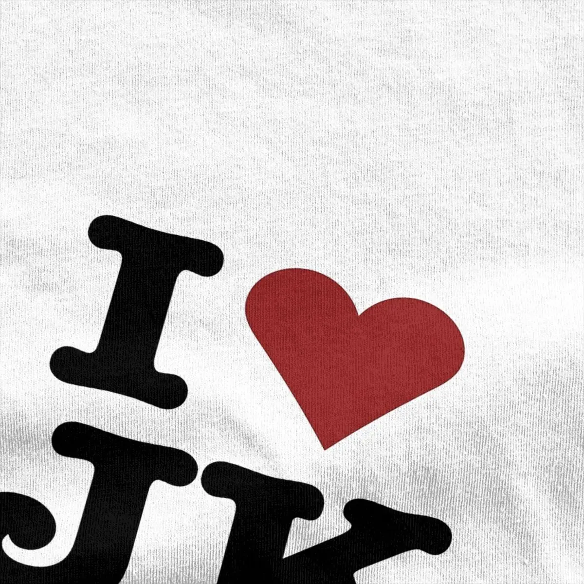 Фото Уличная футболка I LOVE JUNGKOOKS JK, футболки из чистого хлопка, новинка, мужская летняя футболка Y2K, повседневные футболки с короткими рукавами и принтом №2