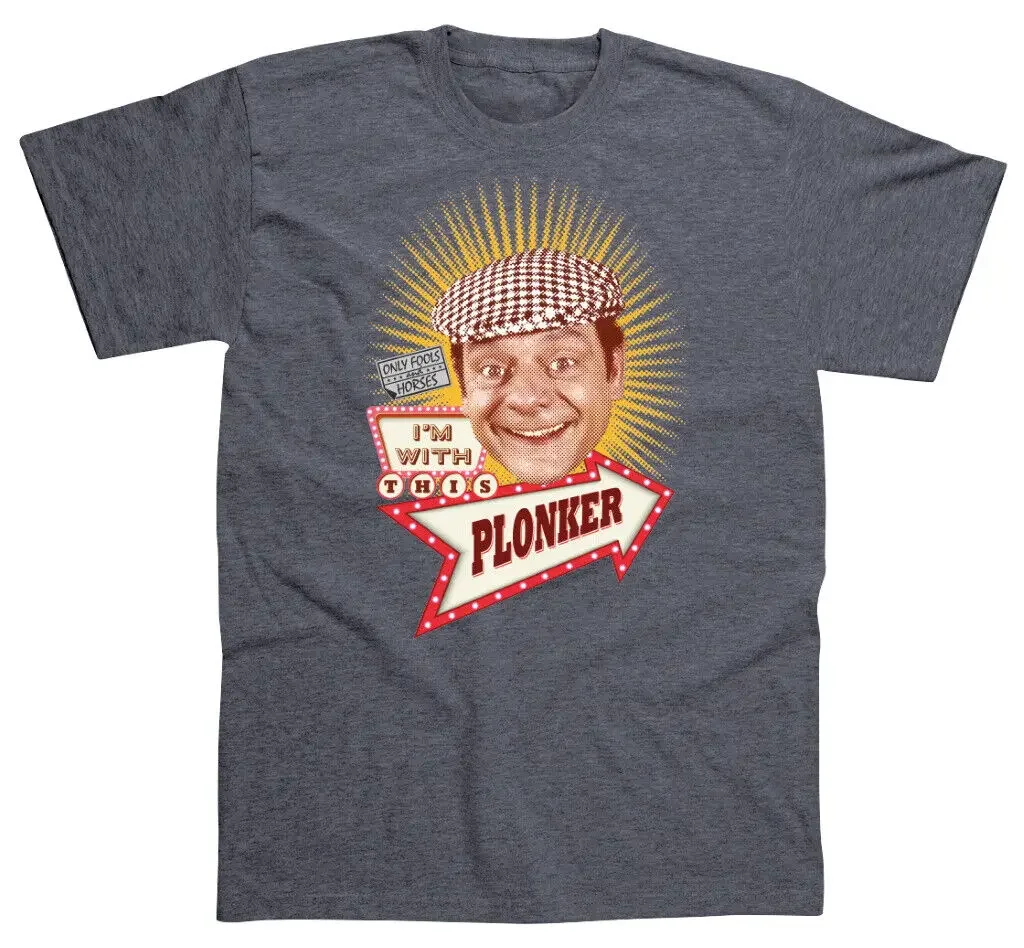 Серая футболка Only Fools And Horses Plonker — ОФИЦИАЛЬНАЯ