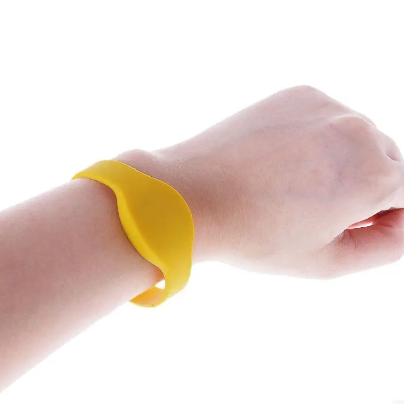 Фото A9BD 125 кГц EM4100 TK4100 БРИСПЛАТА RFID BRACETE Идентификационная карта Безопасная силиконовая rfid -полоса Читая только для №4