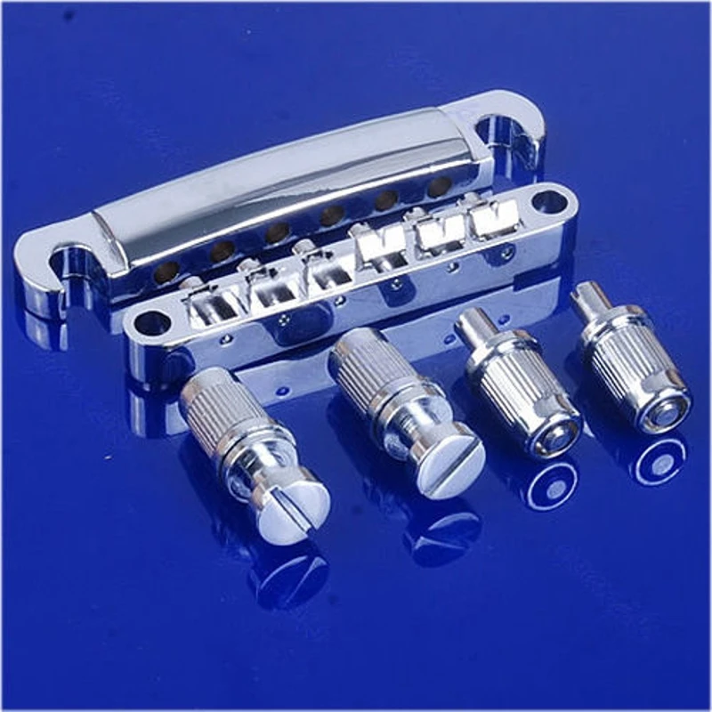Хромированный гитарный Бридж Tune-O-matic Tailpiece Tail for les for LP Style Set N