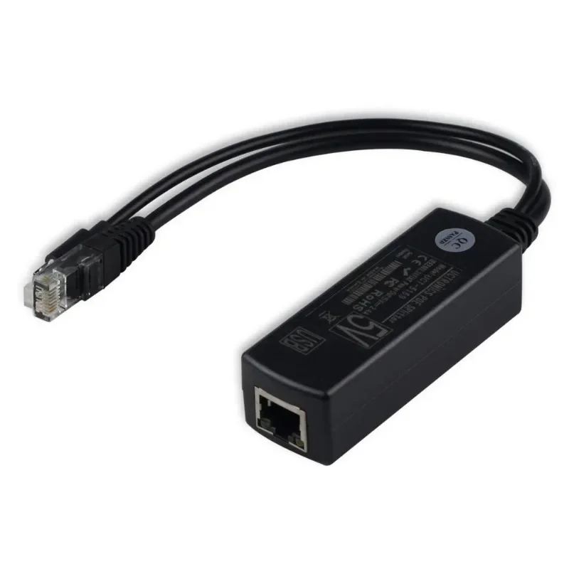 Активный разветвитель PoE Micro USB Power Over Ethernet от 48 В до 5 В, 2,4 А для планшетов Dropcam или Raspberry Pi IEEE 802.3af