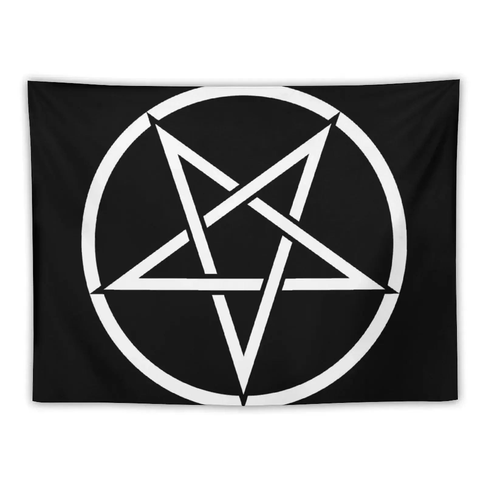 A SIMLE PENTAGRAM - Art By Kev G Гобелен Художественная роспись Домашний и комфортный декор Гобелен