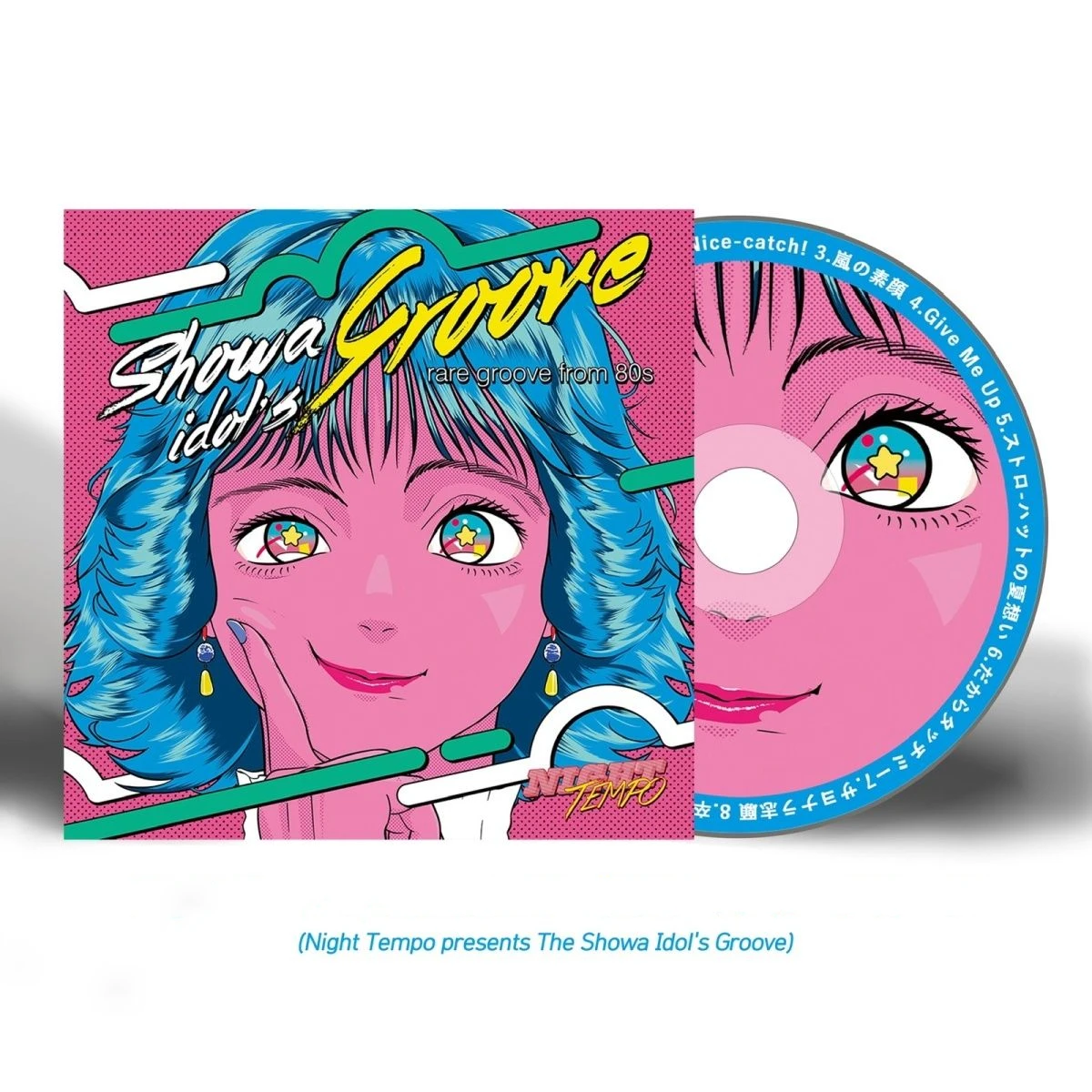Vaporwave Pop Kudou Shizuka Музыкальный компакт-диск Ночной темп представляет Альбом The Showa Idol's Groove Музыкальная запись Косплей Саундтрек Коробка Подарок