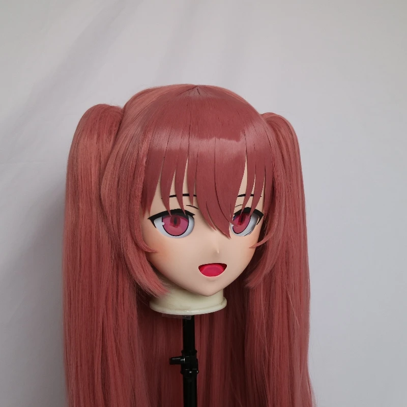 Фото (B55) Индивидуальная маска на всю голову, спасательная маска Play Coser Crossdressing с задней крышкой, силиконовая маска аниме Mitake Ran Kigurumi, косплей №2
