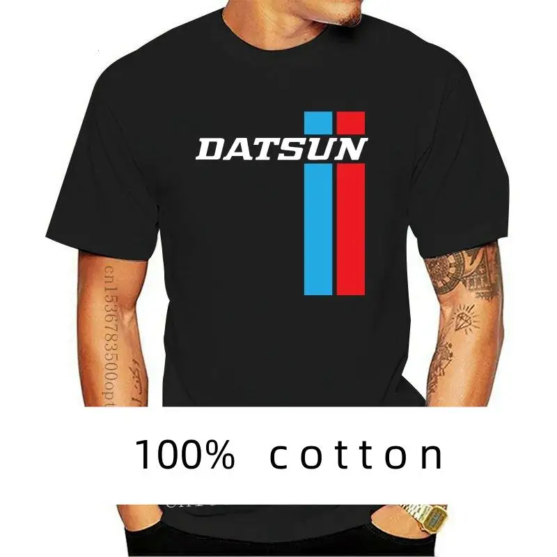 Фото Мужская Летняя модная футболка Datsun 620 для мотоспорта и гонок, простая хлопковая футболка с коротким рукавом, футболки на заказ №1