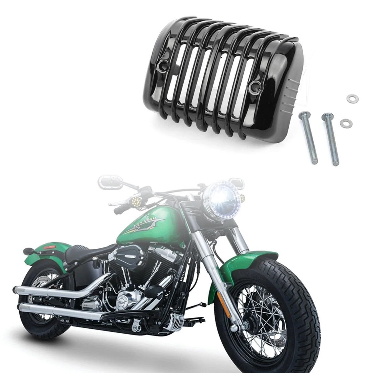 Черный чехол регулятора напряжения для Harley Softail стандарт FXST 2001-2007