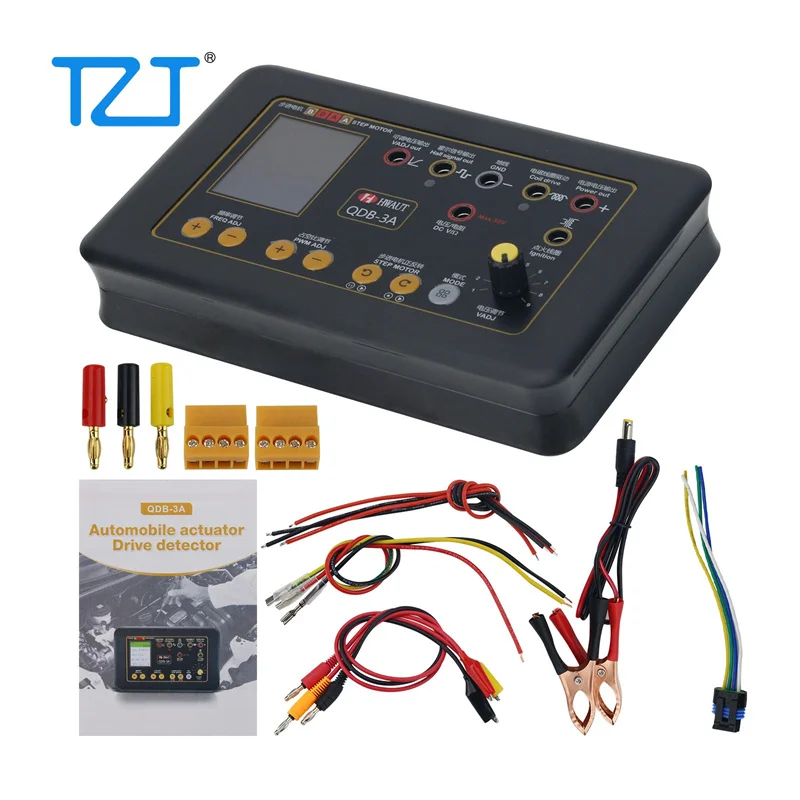 TZT QDB-3A автоматический тестер катушки зажигания детектор привода инжектор электромагнитный клапан холостого хода шаговый двигатель тестер неисправностей инструмента