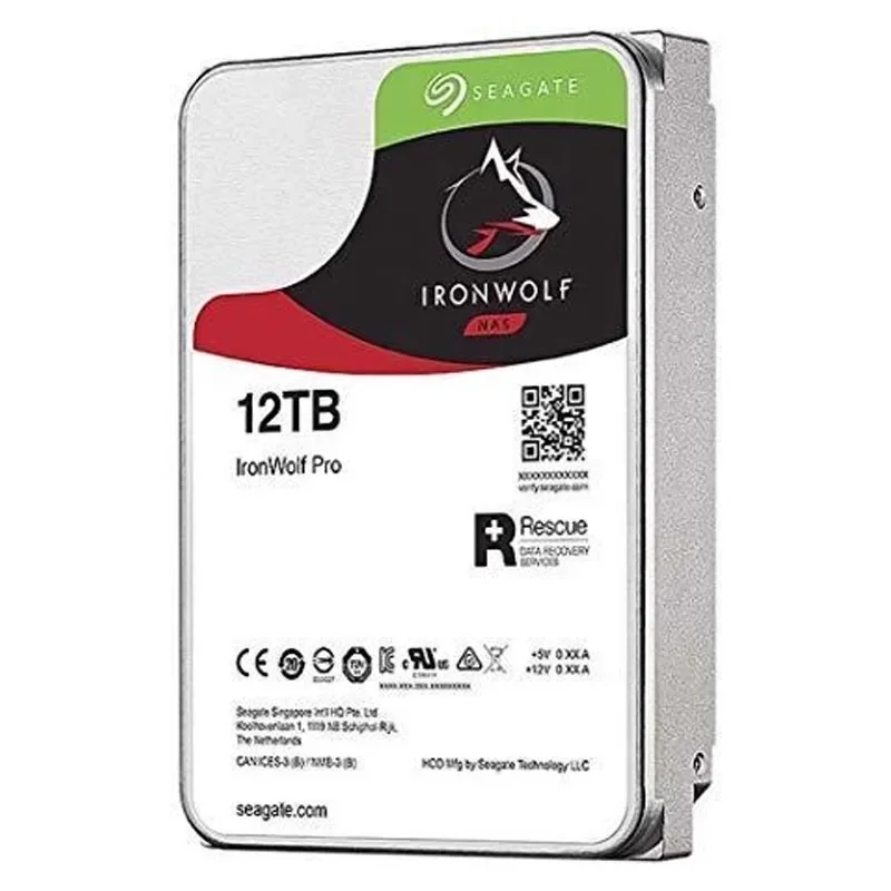 Фото Для жесткого диска IronWolf Pro 12 ТБ, 7200 об/мин, SATA, 6 Гбит/с, 3,5 дюйма, NAS, новый №3