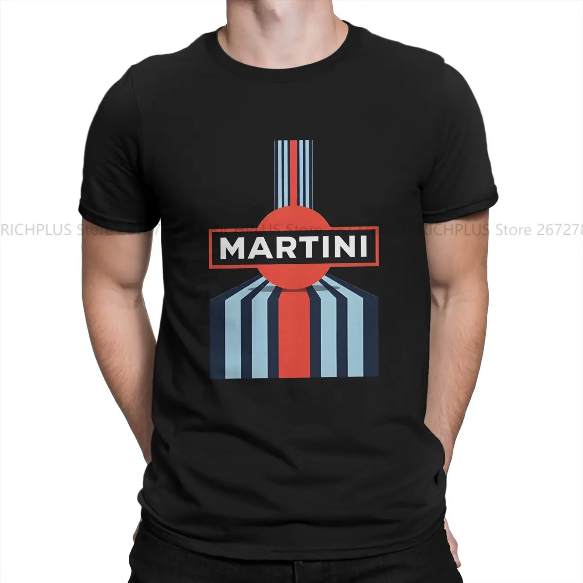 Футболка Martini Racing Мужская, Формула 1 F1, одежда, новинка, мягкая футболка из полиэстера