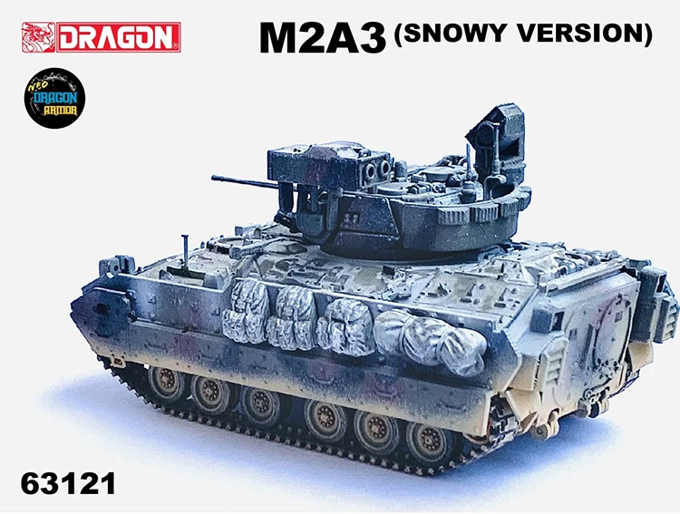 Фото Veyron 63121 American M2A3 Bradley, борцовая машина Bradley Infantry Fighting Vehicle, Snow Livery Edition №4