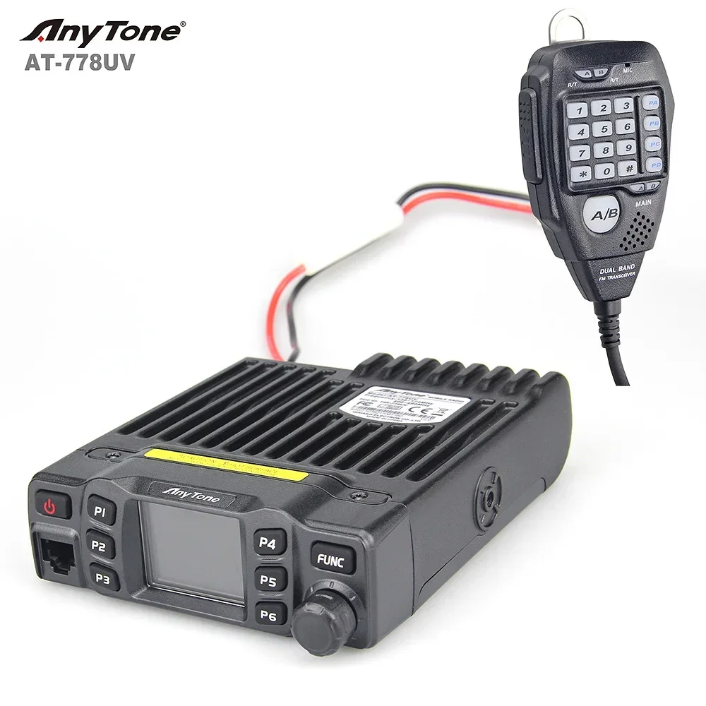 Фото AnyTone AT-778UV II 25 Вт Мощная рация, двухдиапазонная, 136-174 МГц/400-490 МГц, мобильное радио-любитель №2