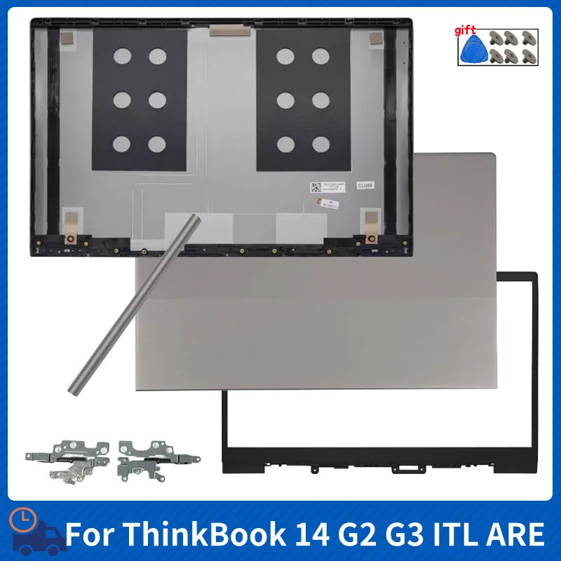 Для ThinkBook 14 G2 G3 ARE ITL ACL новый ноутбук ЖК-дисплей задняя верхняя крышка/передняя панель/петли запасные части для компьютера задняя крышка верхний чехол