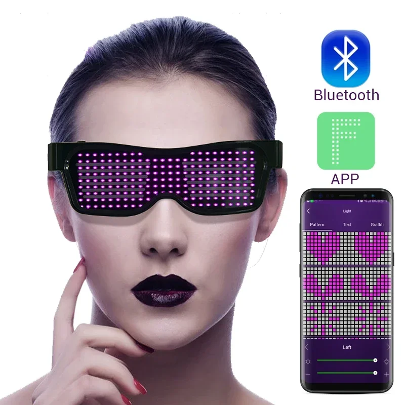 Светодиодные очки с Bluetooth