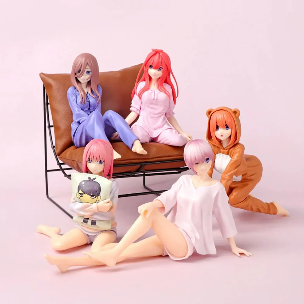 10 см аниме Gotoubun no Hanayome фигурка пять стилей подставка анимационная модель игрушки коллекция подарков украшения украшения ПВХ