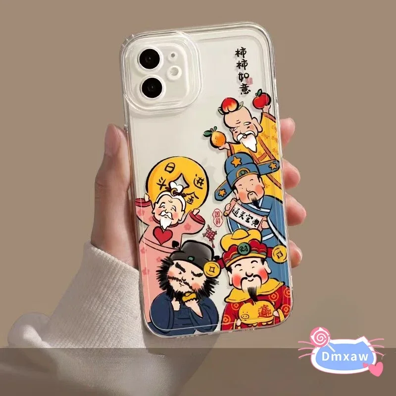 Фото Чехол для телефона Huawei Nova Y70 Plus Y60 Y9 2019 Mate 60 Pro Plus 50 40 30 Pro 50E, новогодний мягкий чехол Get Rich Good Luck №3