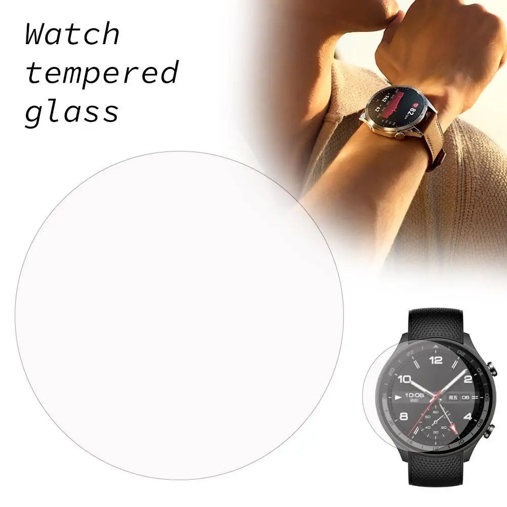 Защитная пленка из закаленного стекла для OnePlus Watch 2R, защитная пленка для глаз, HD, прозрачная, 2024, новые аксессуары для умных часов