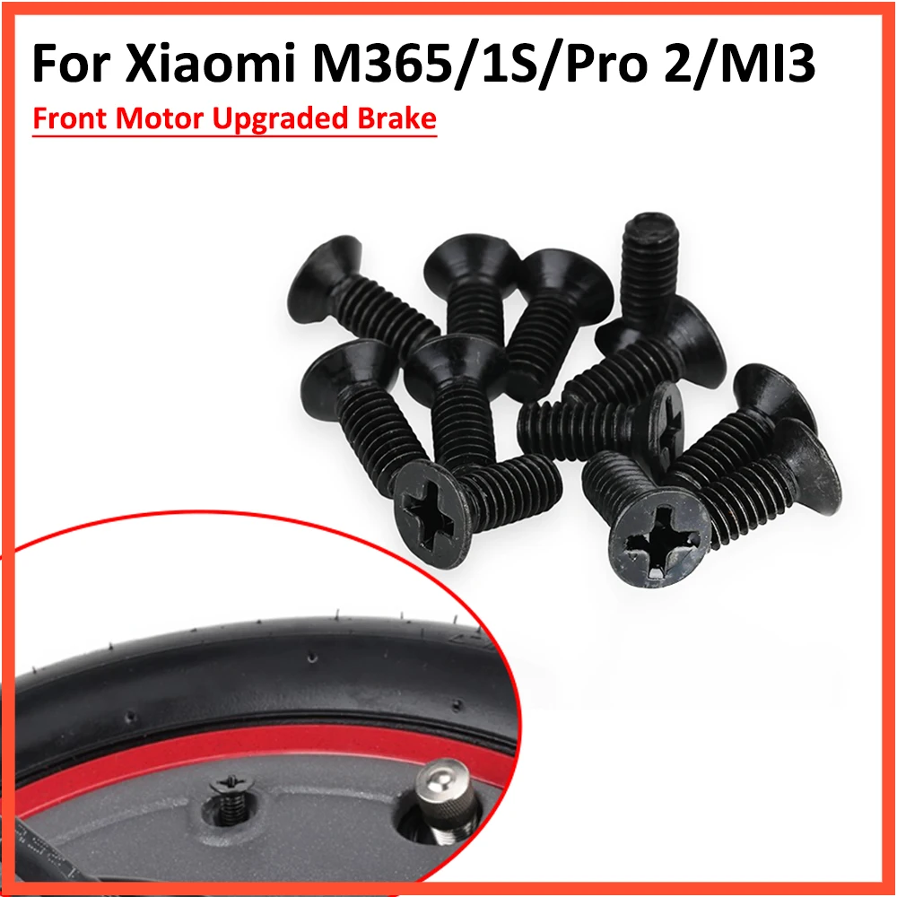 Винты с лицевой панелью двигателя для Xiaomi M365/Pro/pro2/1S, винт защитной крышки двигателя из алюминиевого сплава, 12 шт.