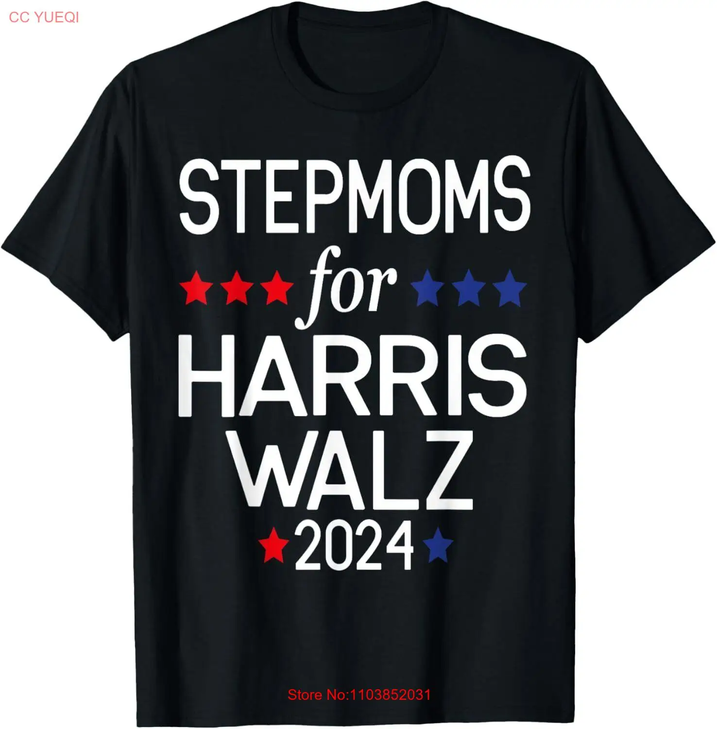 Футболка для мам-степбусов Kamala, Харрис, walz 2024
