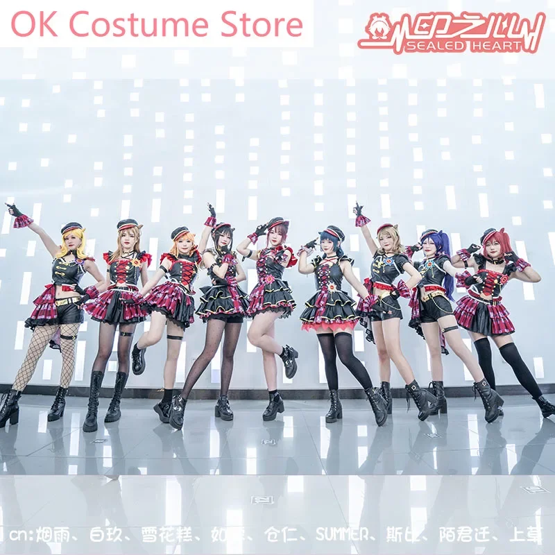 Аниме! Aqours lovelive Пробуждение Challenger! Косплей-костюм «все члены» Рико кэнан sj