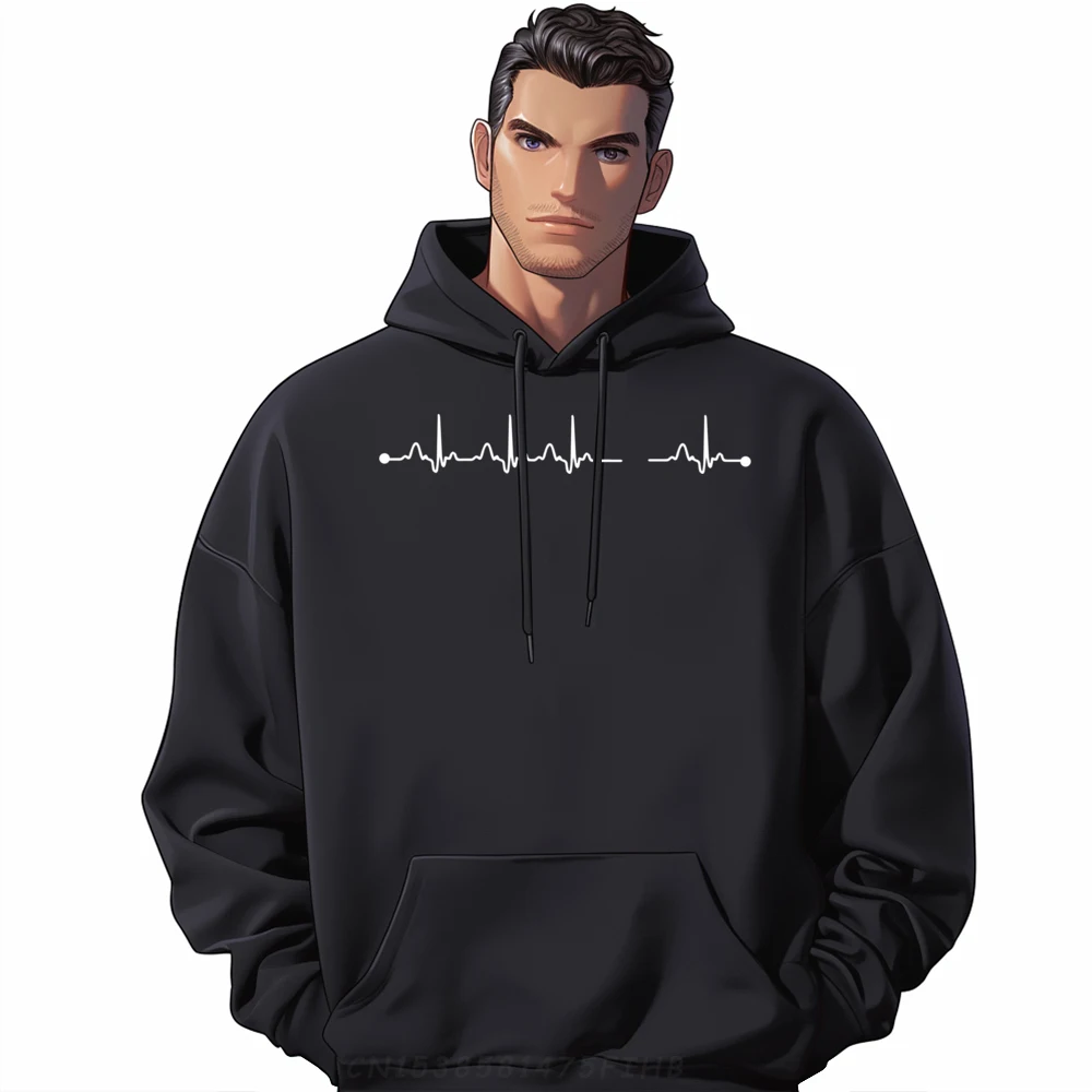 Медитация Heartbeat Ekg Meditation Pulse Ekg Camisas Basicas Hombre Мужская одежда Групповые мужские толстовки
