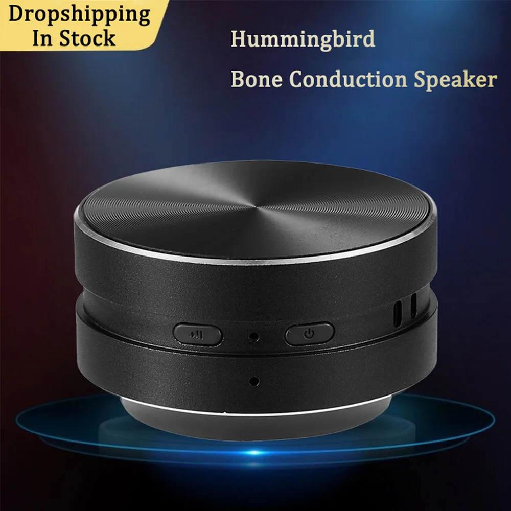 Хит продаж, колонка костной проводимости Hummingbird, Bluetooth-совместимая беспроводная звуковая коробка TWS, портативные мини стереодинамики, Прямая поставка