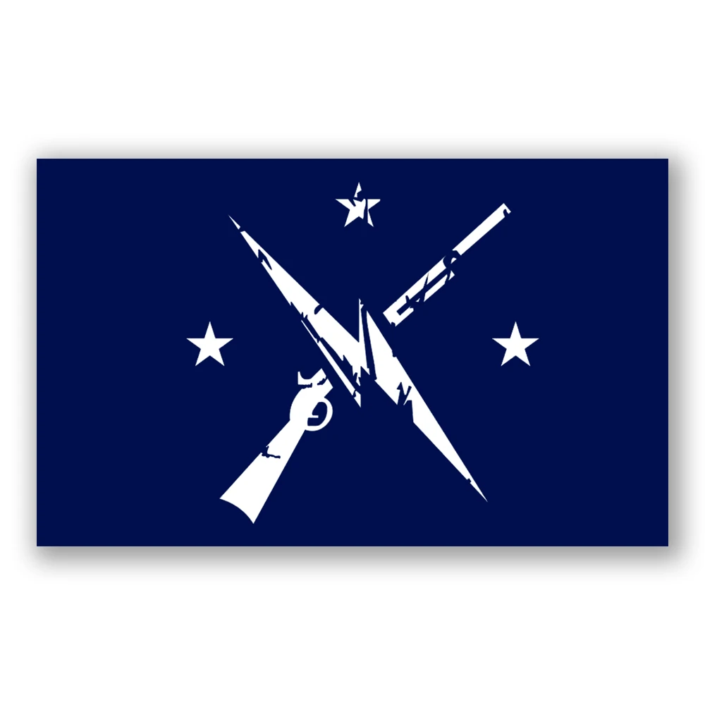 Флаг Fallout Commonwealth Minutemen — флаг для мероприятий — для украшения, комнаты, в помещении, на открытом воздухе — американская революция — пистолет и звезда США