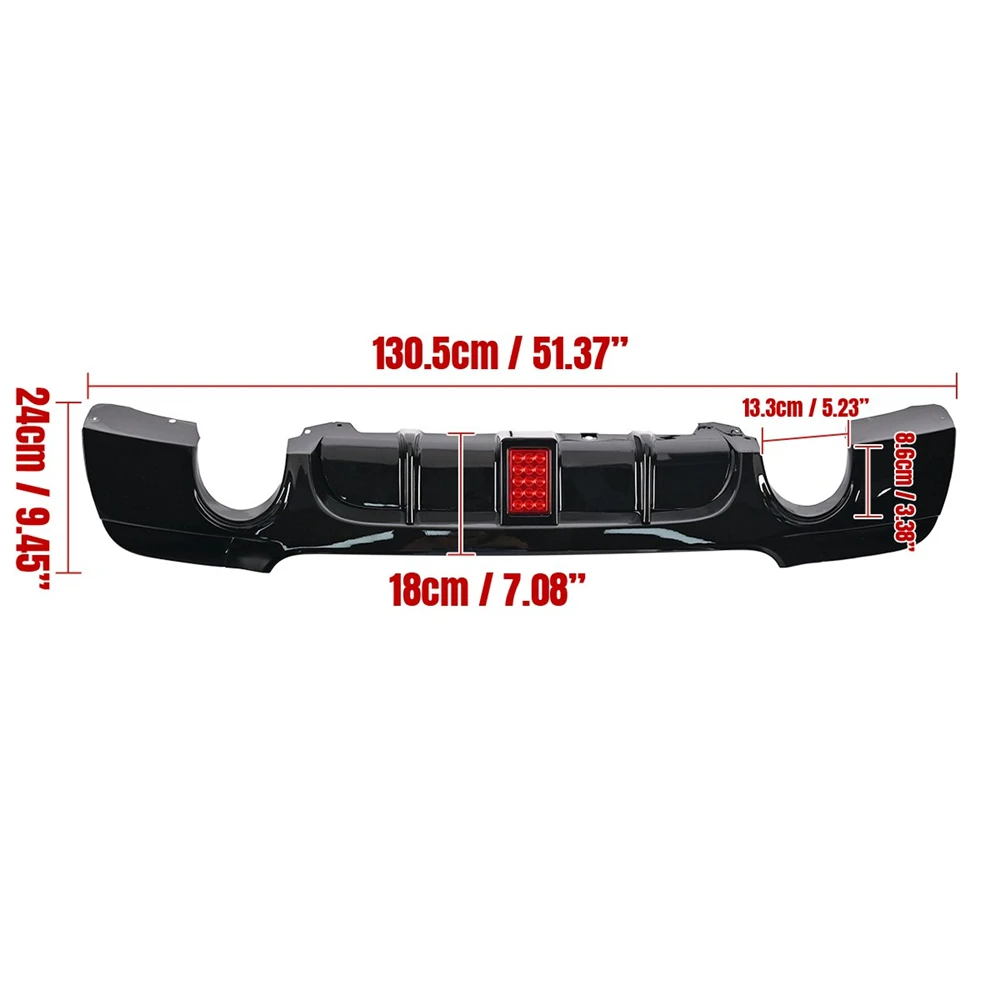 Фото Диффузор заднего бампера, сплиттер Valance Lip для BMW 3 SERIES E92 E93 335I M SPORT 07-13, аксессуары, автозапчасти в стиле автомобиля №2