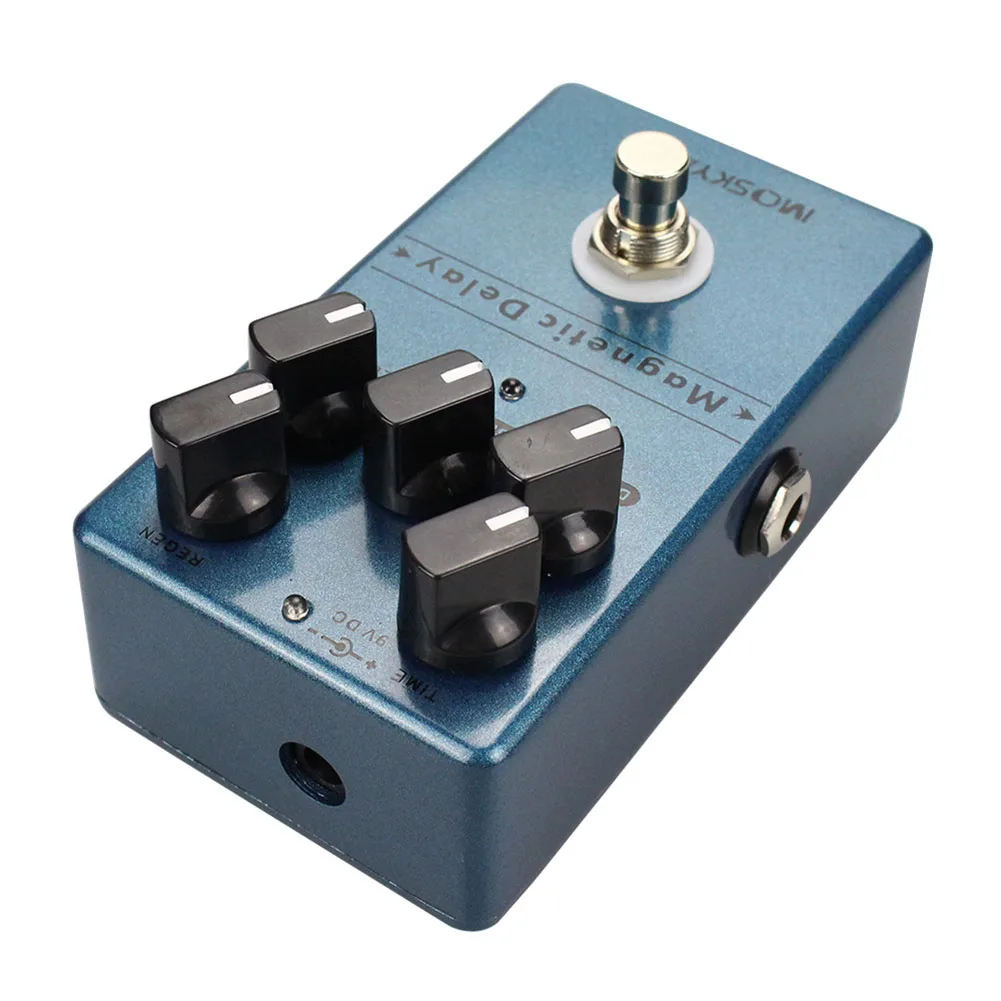 Фото Педаль эффектов 5Knobs Педаль эффектов искажения Педаль эффектов Overdrive Магнитная задержка Моски Аудио Музыкальные инструменты №5