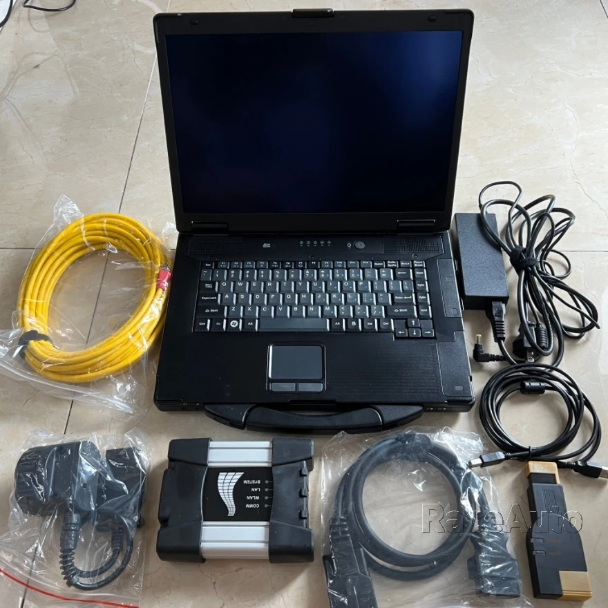 Фото mb star c5 и для bmw icom next с ssd hdd 2tb новое программное обеспечение 2в1 с ноутбуком cf53 i5 8g полный набор диагностического инструмента готовая работа №5