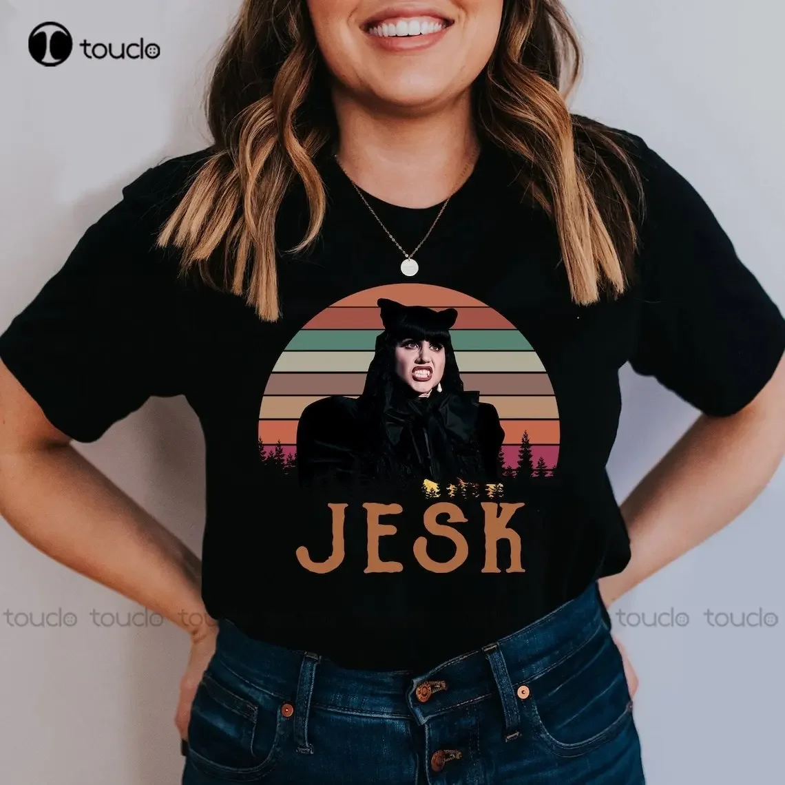 Футболка Jesk What We Do In The Shadows Movie Футболка Jesk Nadja Рубашка What We Do In The Shadows Рубашка из фильма ужасов Винтажные рубашки в стиле ретро