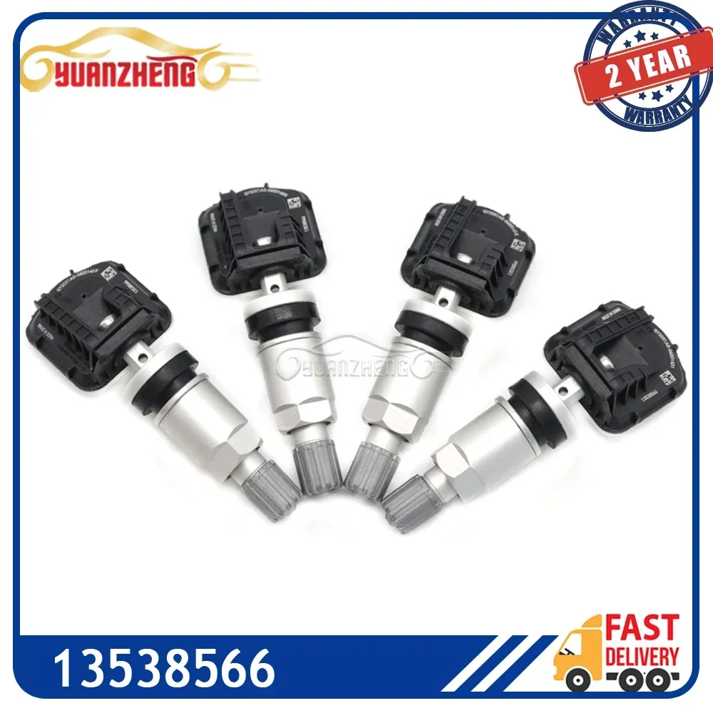 13538566   4 шт. TPMS датчик контроля давления в шинах, подходит для Buick Envision 2.0L для Cadillac Rave CT5 CT4 2021 2022