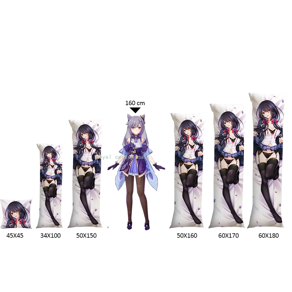 Фото Подушка-наволочка Dakimakura Rikuhachima Aru BlueArchive с аниме, двусторонняя наволочка с принтом, подарки на день рождения №3