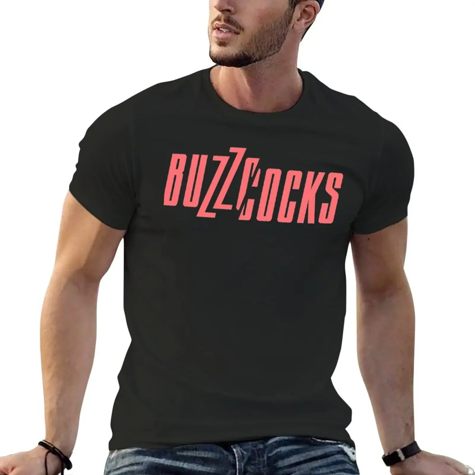 Футболка Buzzcocks Essential, милая одежда, футболки с рисунком, быстросохнущая одежда в стиле хиппи, тяжелые футболки для мужчин