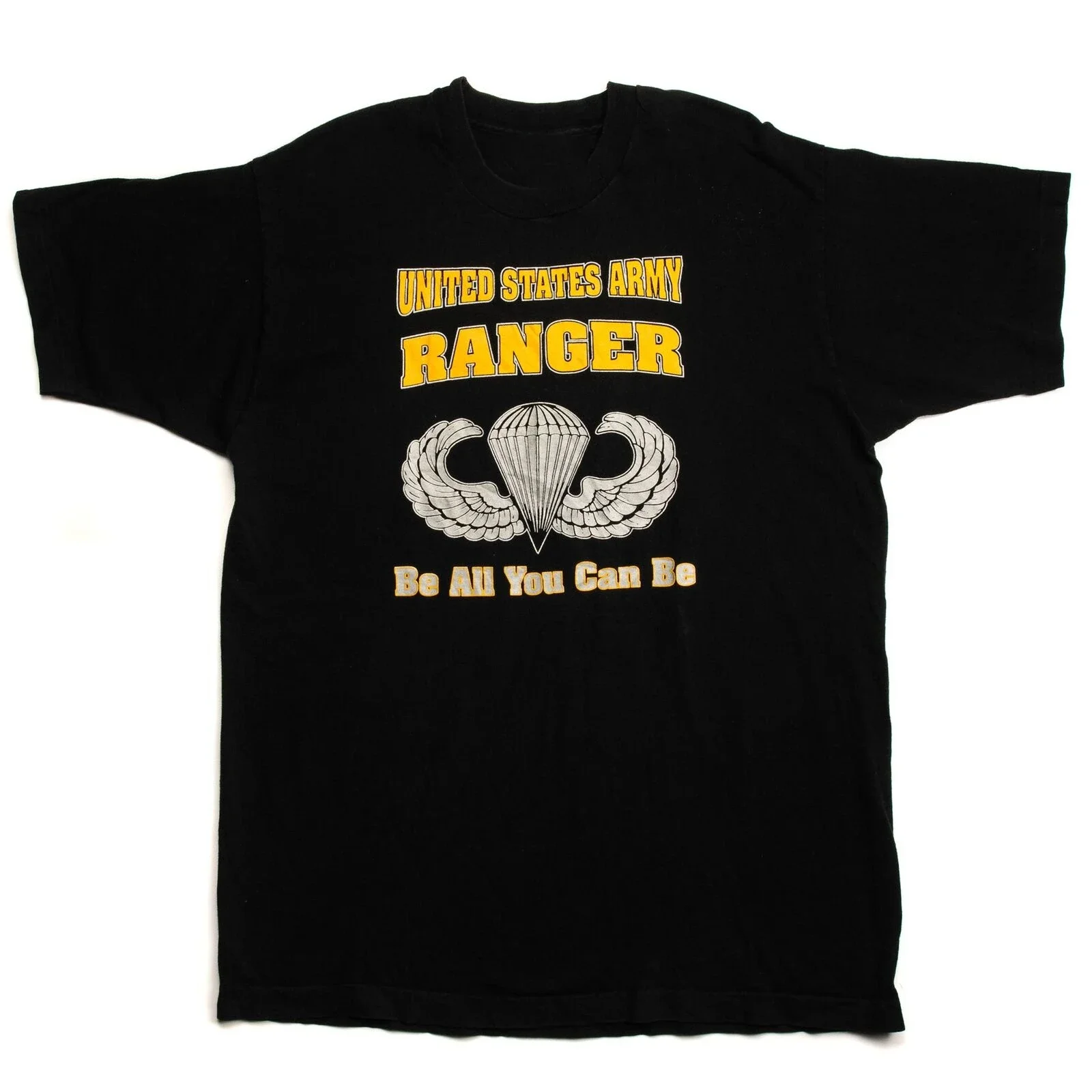 Be All You Can Be Ranger Футболка 90-х годов армии США, мужские повседневные футболки из 100% хлопка, свободный топ, размер S-3XL