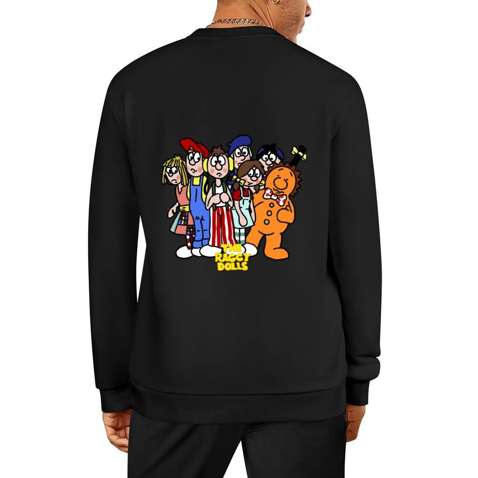 Пуловер Raggy Dolls, мужской зимний свитер, спортивные костюмы, эстетичная одежда, корейская осенняя одежда, новые толстовки Толстовки и свитшоты