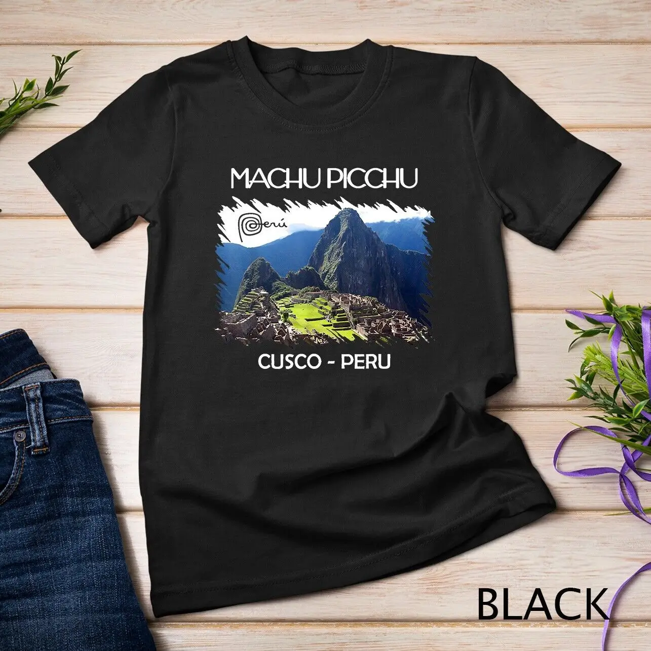 Перу рубашка Мачу Пикчу Cusco Cuzco Llama Мужчины Женщины Дети Футболка унисекс