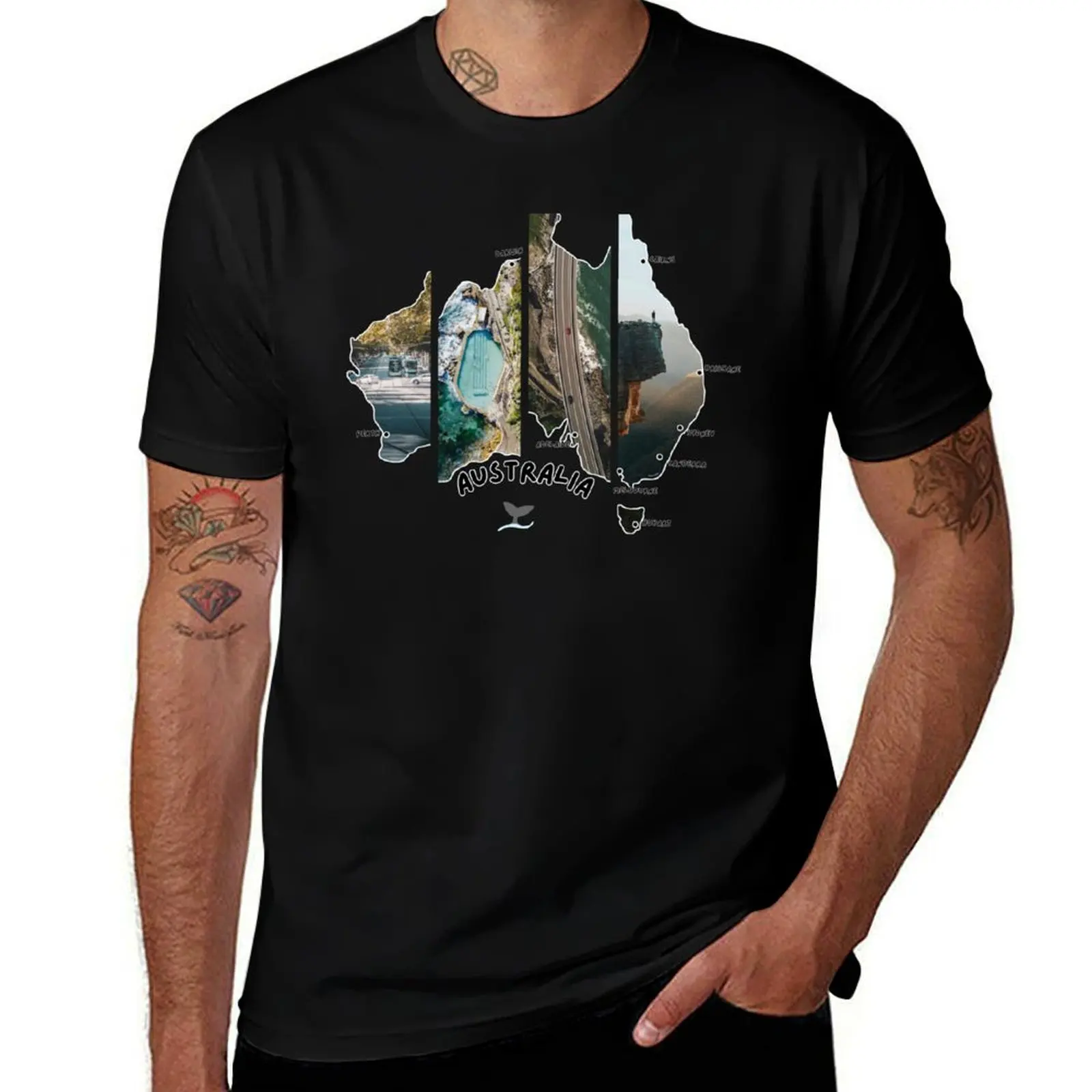 Visual Tour of New South Wales T-Shirt boys whites vintage anime shirt croswit shirt man designer t shirt men