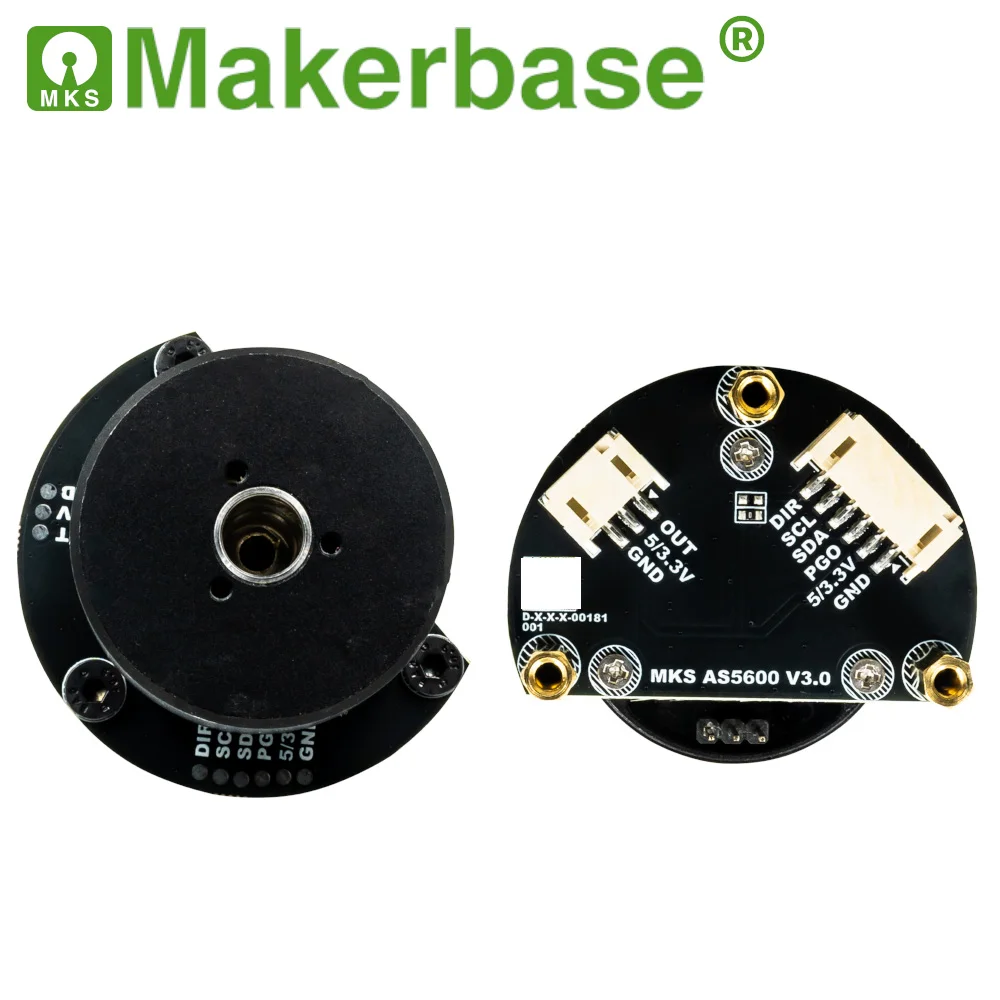 Фото Двигатель Makerbase 2804/5010 с энкодером AS5600 AS5047 Простой бесщеточный FOC №2