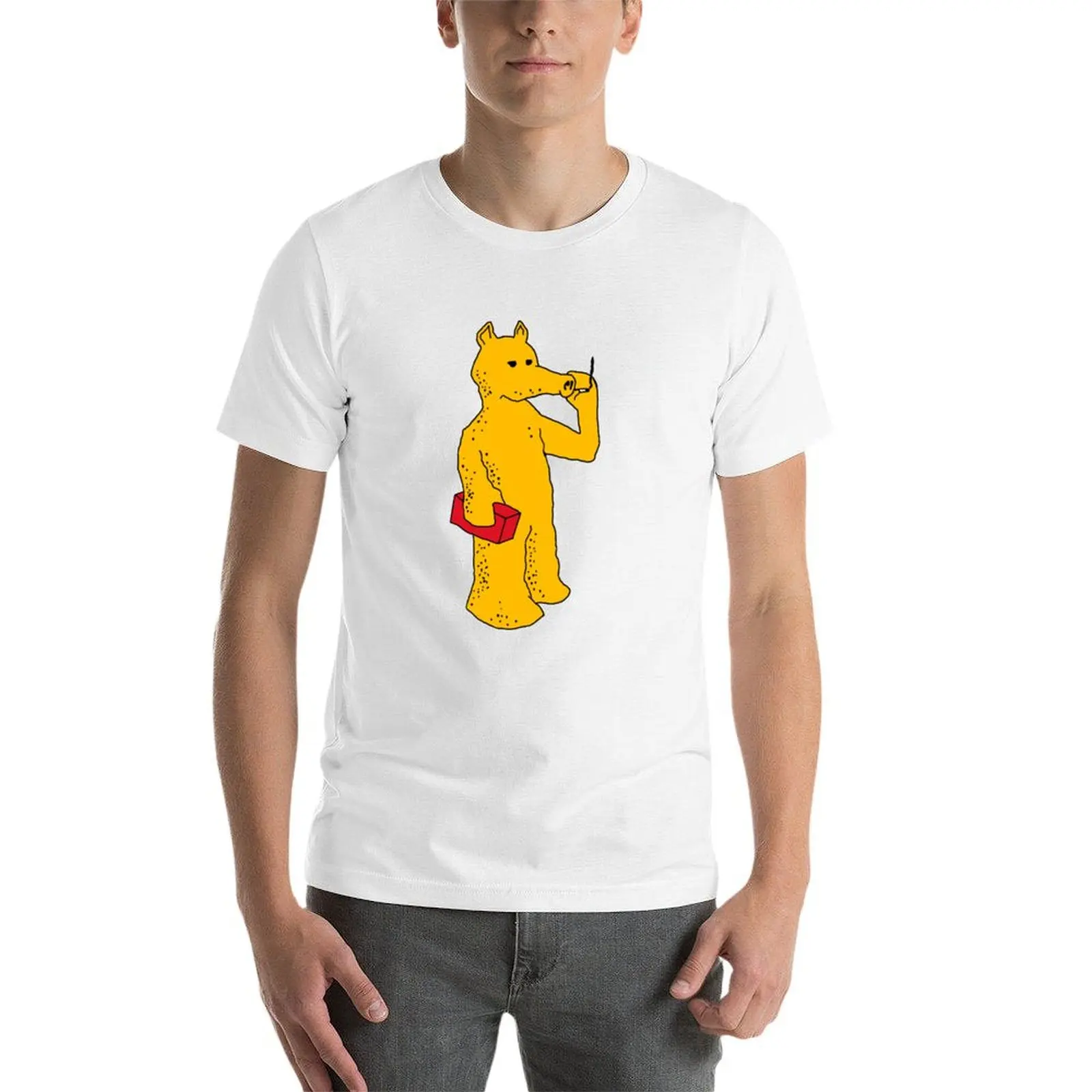 Фото Футболка для курения quasimoto, футболки для мужчин, белая футболка с аниме, футболка №4
