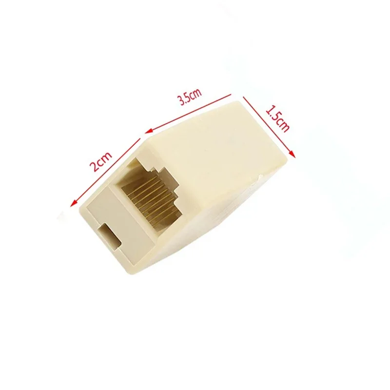 ESCAM CAT5 CAT5e Ethernet-адаптер 8P8C RJ45 Разъем Сетевой удлинительный кабель-адаптер для Ethernet-кабеля «мама-мама» (art.: 3920cea32a2f0) - 3920cea32a2f0