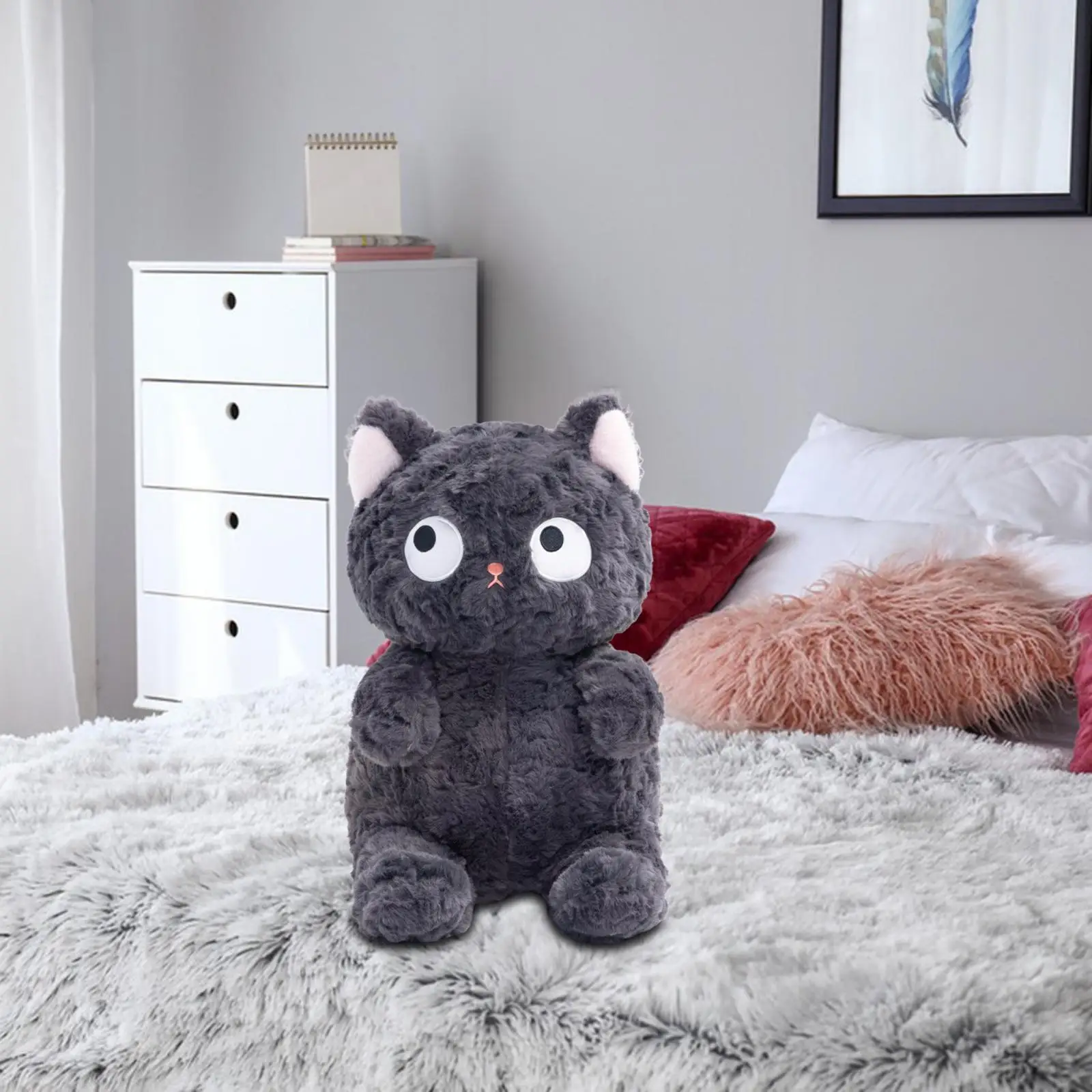 Мягкие игрушки для кошек, обнимающие игрушки, игрушки-животные, куклы, Подушка для сна, реалистичные животные, плюшевые игрушки для детской комнаты, домашние подарки на день рождения