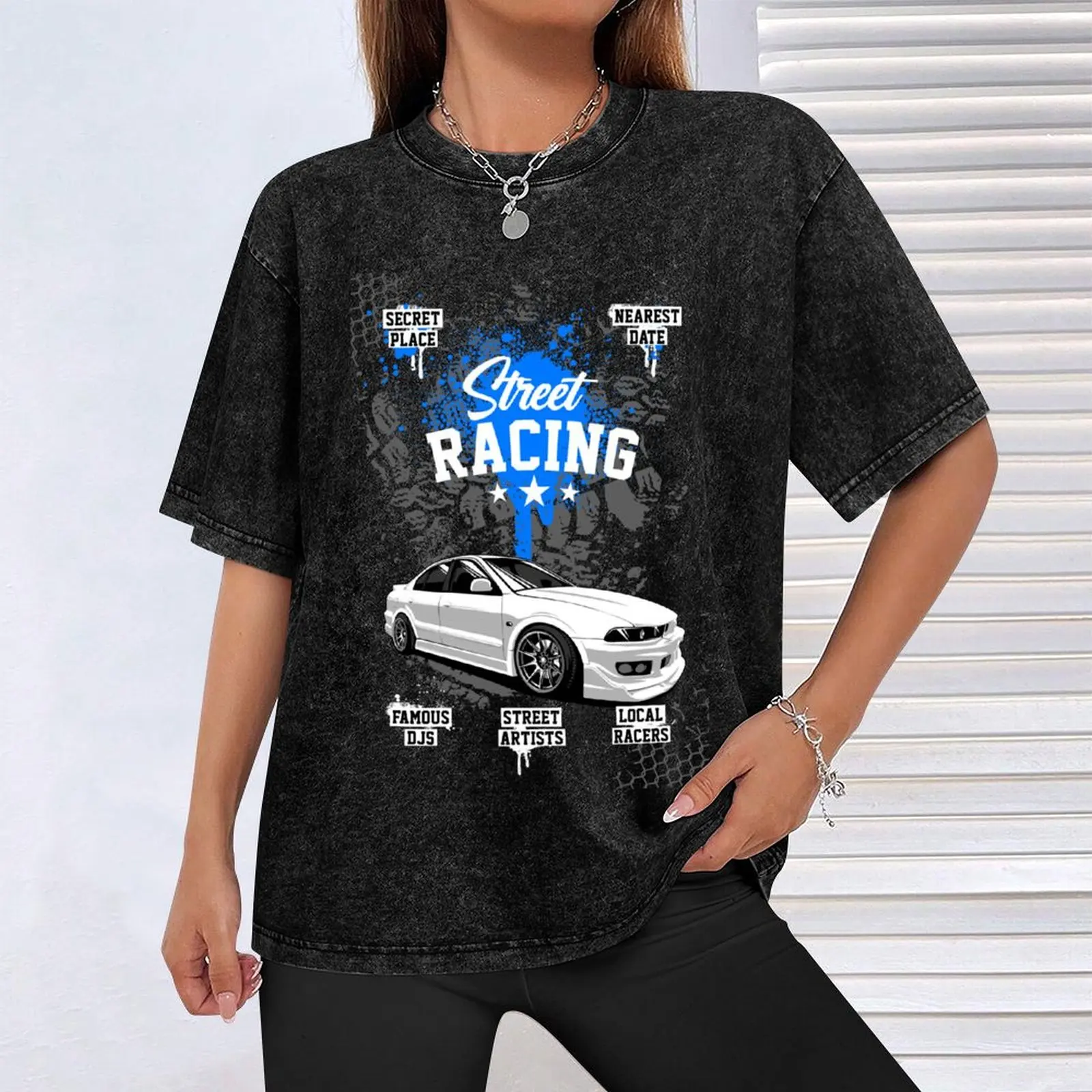 Фото Футболка Racing Car Mitsubishi Galant VR-4, мужская футболка, футболка большого размера с рисунком, футболки с рисунком аниме, мужская хлопковая футболка №4