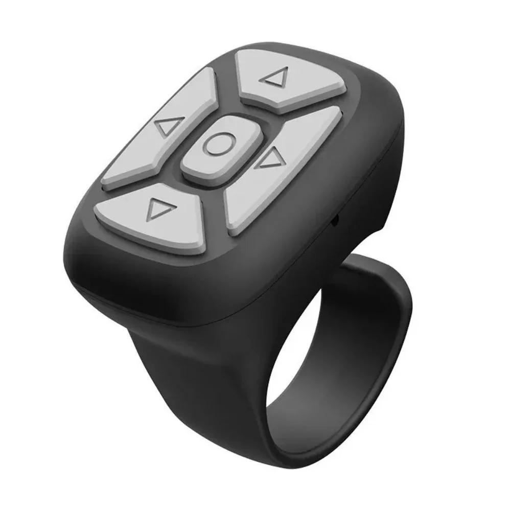 Bluetooth TikTok с дистанционным управлением, кольцо на палец, автоматическое переворачивание страниц, контроллер камеры для селфи для смартфонов iPhone Android