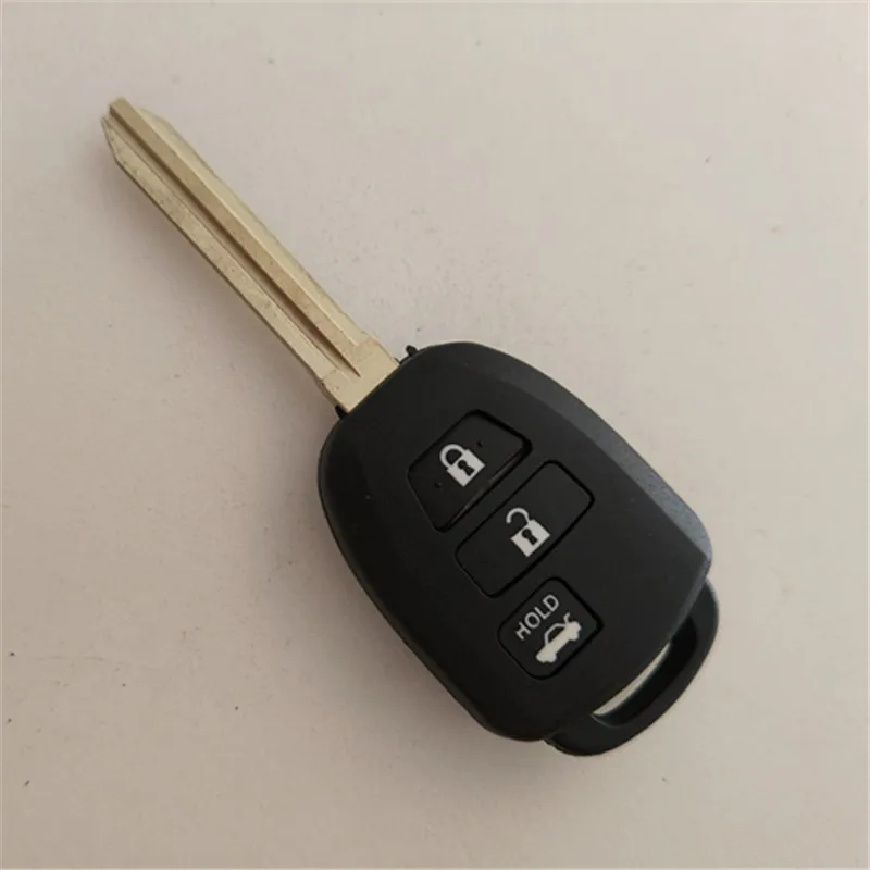 3 кнопки сменный корпус дистанционного ключа автомобиля для Toyota 2012 CAMRY Corolla Tundra Pruis TOY43 Blade
