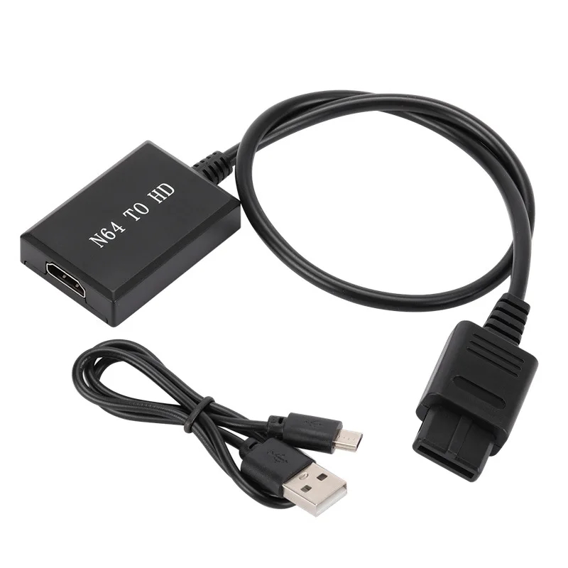 Преобразователь видео N64 в HDMI-совместимый кабель связи высокой четкости для адаптера Nintendo N64 / SNES Plug And Play HD 1080P