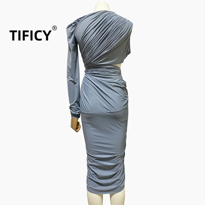TIFICY Dark RO женское необычное сцепляющее привлекательное облегающее платье с разрезом на плечах и талии (art.: 3920ca0a4e10a) - 3920ca0a4e10a
