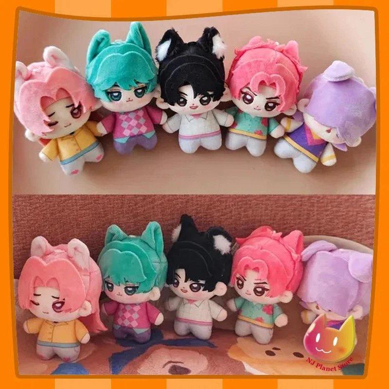 10 см мини-кукла-брелок Kpop Охотники на демонов Плюшевая кукла Rumi Mira Zoey Saja Boy Doll Jinu Abby Mystery Romance Baby Doll Игрушка в подарок
