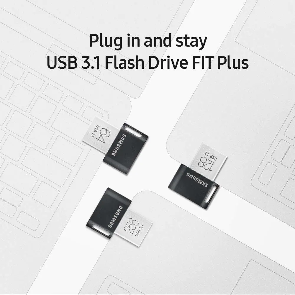 Фото Samsung USB 3,1 флеш-накопитель, 256 ГБ, 128 ГБ, 64 ГБ №3