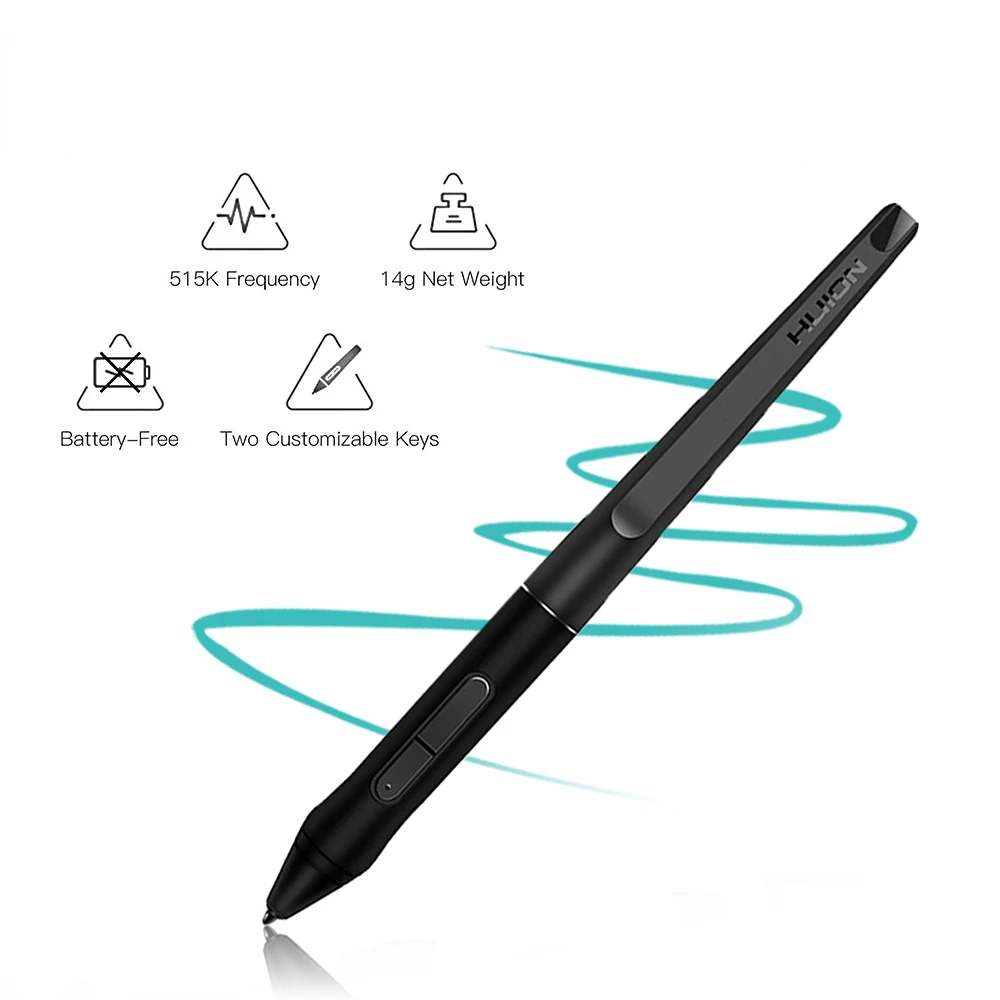 Для HUION PW500 8192 KAMVAS Pro 22 Inspiroy Q11K V2 Q620M GT-221 GT2201 безбатарейный стилус графический планшет цифровая ручка для рисования